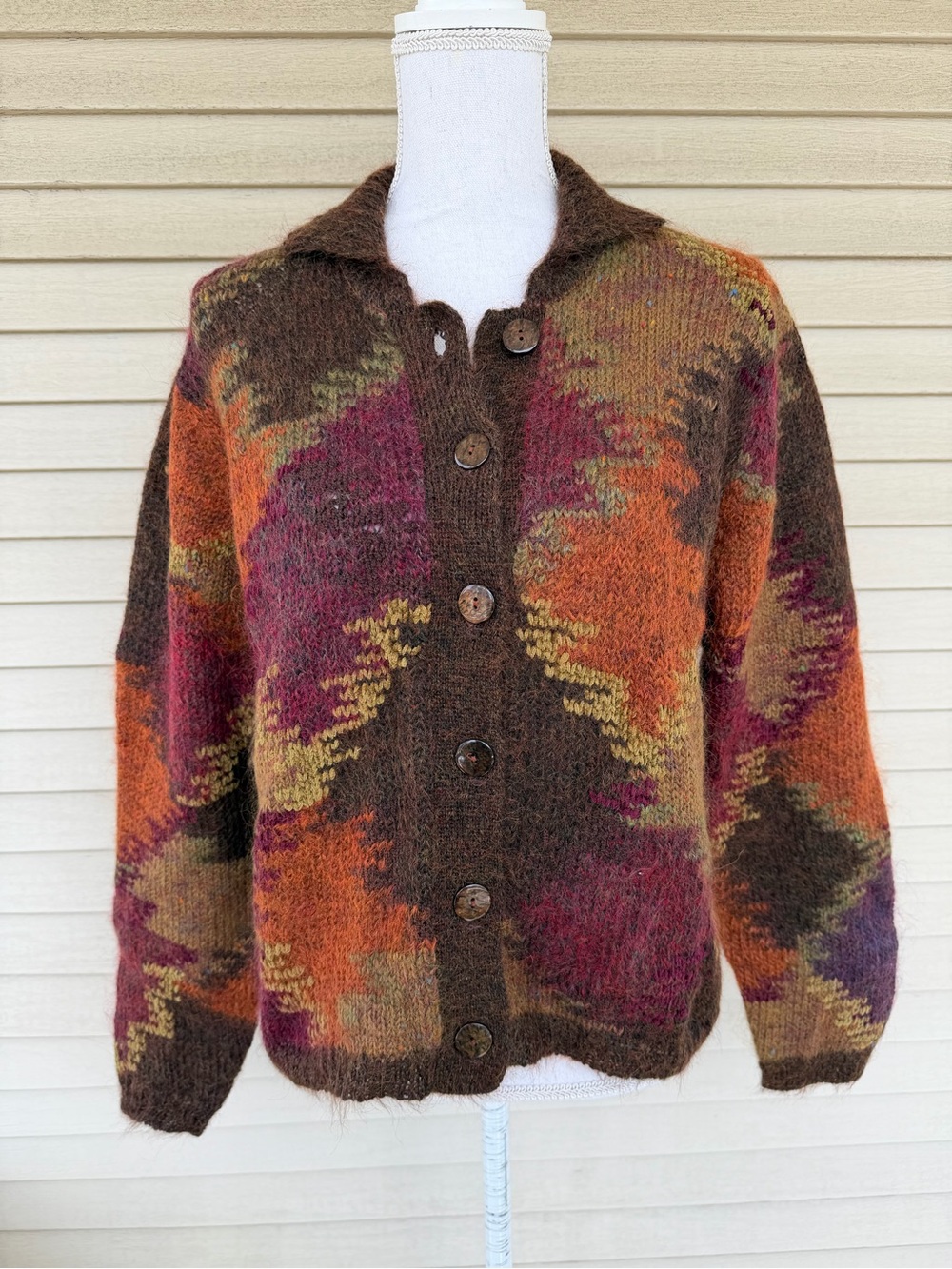 Vintage Jeanne Pierre Mohair Blend Cardigan Sweater Size M (NWT)